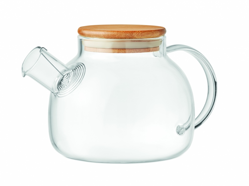 Logo trade promotional gifts image of: Teapot borosilicate glass 850ml